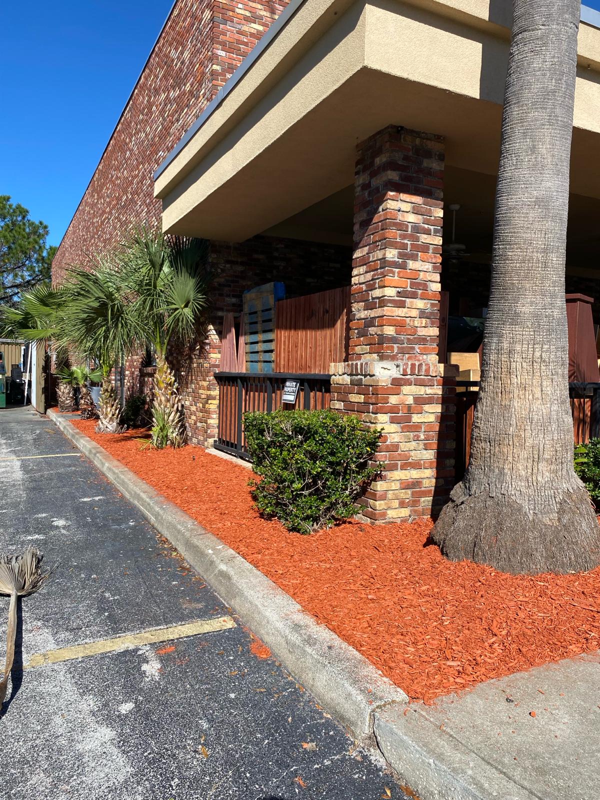 Commercial Property Mulching